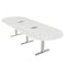 Skutchi Designs 45 in W, 120 in L, 29 in H, Engineered Wood Top, White HAR-RAC-46x119-T-ELEC-WHCYPRESS - alternate 1